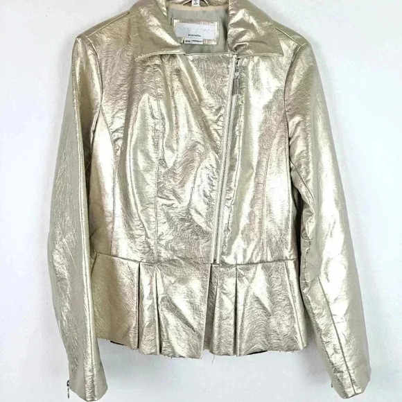 NIKKI JONES MONTREAL FAUX LEATHER SIZE MEDIUM EUC - Picture 4 of 9